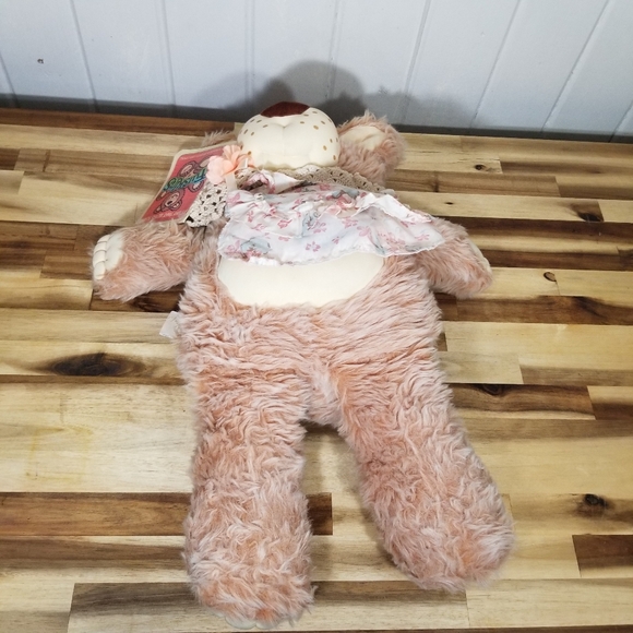 VTG 1985 Xavier Roberts 22" Hattie Furskin Plush Teddy Bear Stuffed Animal Toy - Picture 7 of 12